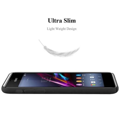 Sony Xperia E1 Hardt Deksel Cover (svart)