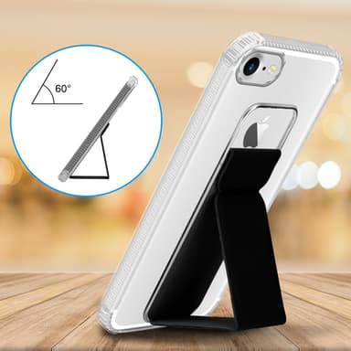 iPhone 7 / 7S / 8 / SE 2020 Deksel Case Cover (svart)