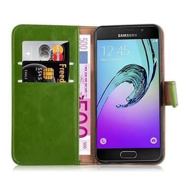 Samsung Galaxy A3 2016 lommebokdeksel etui (grønn)