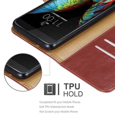 LG K10 2016 lommebokdeksel etui (rød)