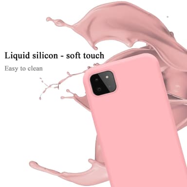 Samsung Galaxy A22 5G silikondeksel case (rosa)