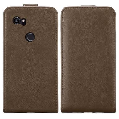 Google PIXEL 2 XL deksel flip cover (brun)