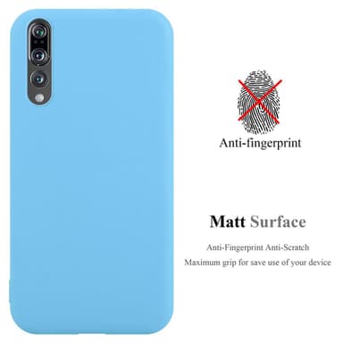 Deksel Huawei P20 PRO / P20 PLUS Silikon cover (blå)