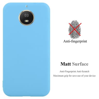 Deksel Motorola MOTO G5S Silikon cover (blå)