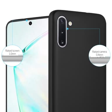 Deksel Samsung Galaxy NOTE 10 Case Cover (svart)