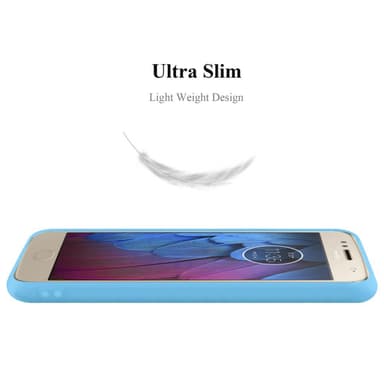 Deksel Motorola MOTO G5S Silikon cover (blå)