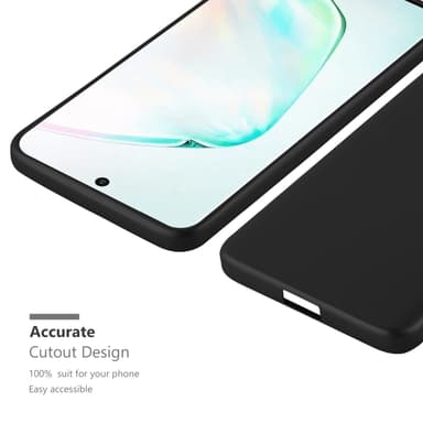 Deksel Samsung Galaxy NOTE 10 Case Cover (svart)