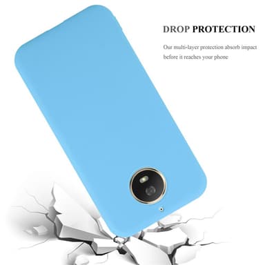 Deksel Motorola MOTO G5S Silikon cover (blå)