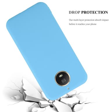 Deksel Motorola MOTO G5S Silikon cover (blå)