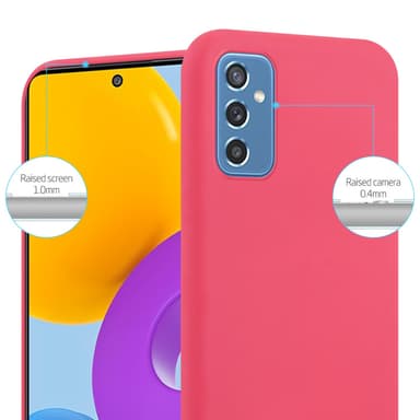 Deksel Samsung Galaxy M52 5G Silikon cover (rød)