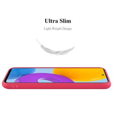 Deksel Samsung Galaxy M52 5G Silikon cover (rød)