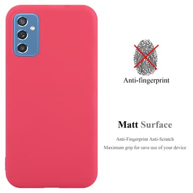 Deksel Samsung Galaxy M52 5G Silikon cover (rød)