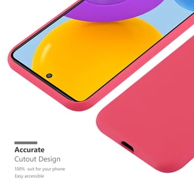 Deksel Samsung Galaxy M52 5G Silikon cover (rød)