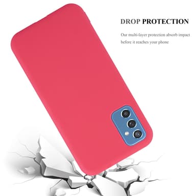 Deksel Samsung Galaxy M52 5G Silikon cover (rød)