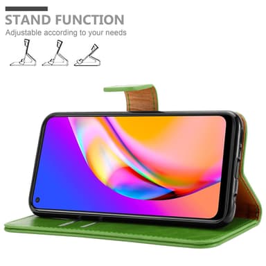 Oppo A94 5G lommebokdeksel etui (grønn)