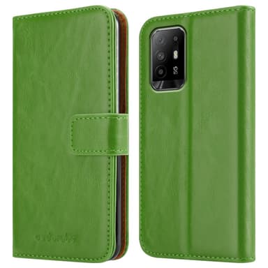 Oppo A94 5G lommebokdeksel etui (grønn)