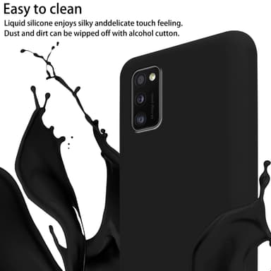 Deksel Samsung Galaxy A41 med Halskjede (svart)