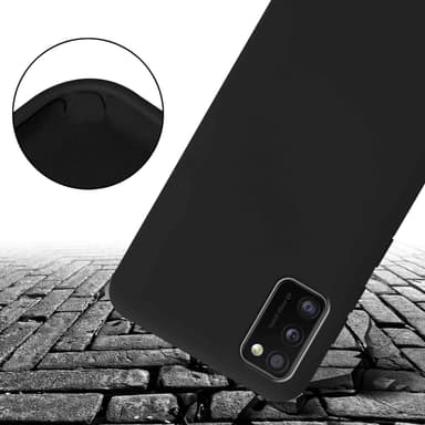 Deksel Samsung Galaxy A41 med Halskjede (svart)