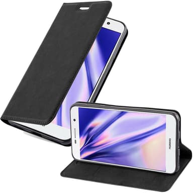 Huawei Y5 2017 / Y6 2017 lommebokdeksel case (svart)