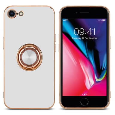 iPhone 7 / 7S / 8 / SE 2020 silikondeksel case (hvit)