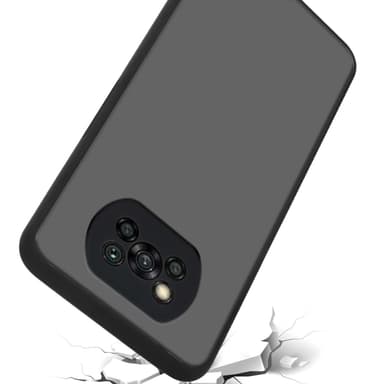 Xiaomi POCO X3 NFC Deksel Case Cover (Svart)