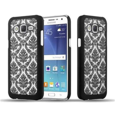 Samsung Galaxy J7 2015 Hardt Deksel Cover (svart)