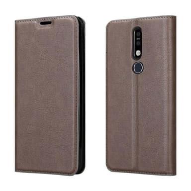 Nokia 8.1 lommebokdeksel case (brun)