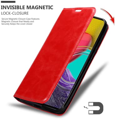 Samsung Galaxy M53 5G lommebokdeksel case (rød)