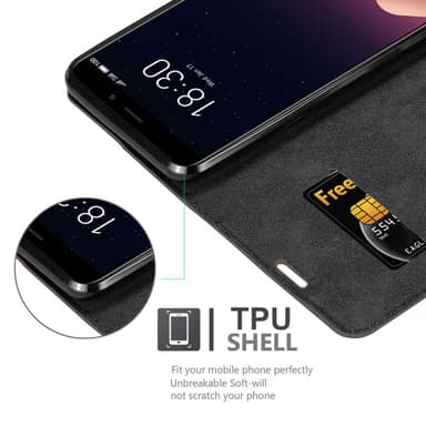 MEIZU M6S lommebokdeksel case (brun)