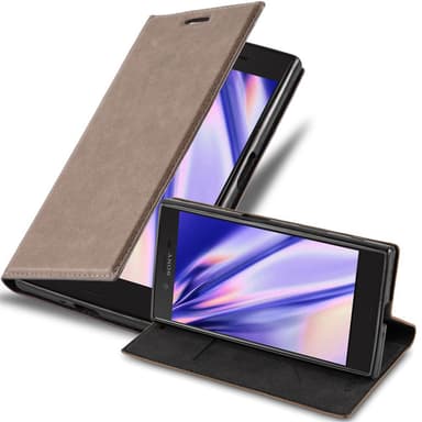 Sony Xperia X COMPACT lommebokdeksel case (brun)