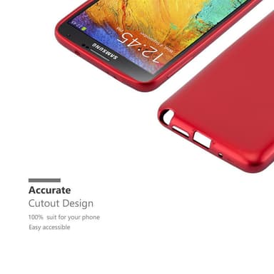 Deksel Samsung Galaxy NOTE 3 NEO Case Cover (rød)