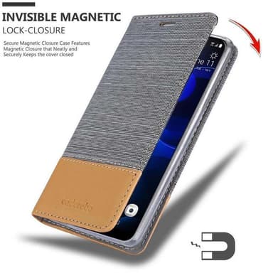 HTC Desire 19 PLUS lommebokdeksel etui (grå)