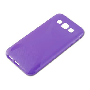 Samsung Galaxy E5 Deksel Case Cover (lilla)