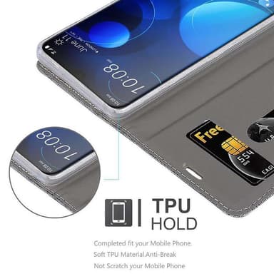 HTC Desire 19 PLUS lommebokdeksel etui (grå)
