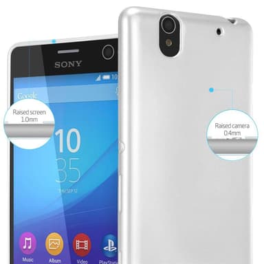 Deksel Sony Xperia C4 Case Cover (sølv)