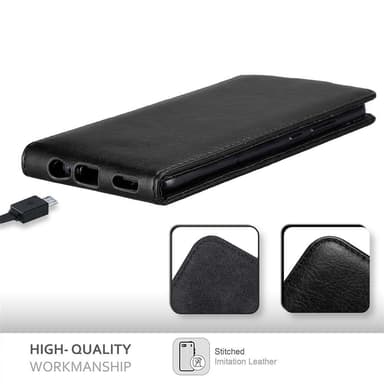 Honor 8 PRO deksel flip cover (svart)