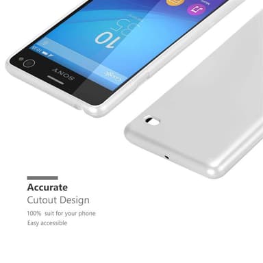 Deksel Sony Xperia C4 Case Cover (sølv)