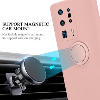 Deksel Huawei P40 PRO / P40 PRO+ Ring Case (rosa)