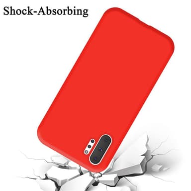 Samsung Galaxy NOTE 10 PLUS silikondeksel case (rød)