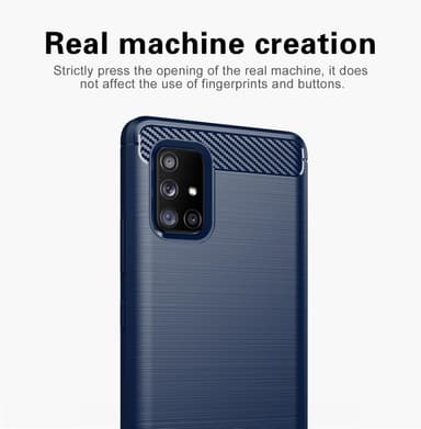 Deksel Samsung Galaxy A71 5G ultra slim (blå)