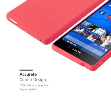 Deksel Sony Xperia M4 AQUA case (rød)