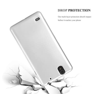 Deksel Sony Xperia C4 Case Cover (sølv)