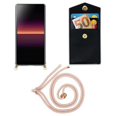 Sony Xperia L4 Deksel med Halskjede (rosa)