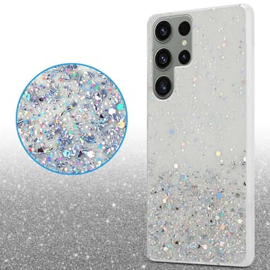 Samsung Galaxy S23 ULTRA Silikondeksel Glitter