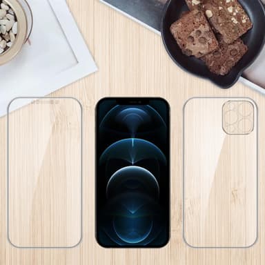 iPhone 12 PRO MAX Deksel 360 Case Cover (gjennomsiktig)