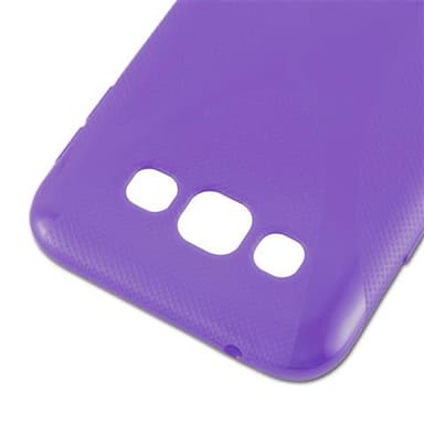 Samsung Galaxy E5 Deksel Case Cover (lilla)