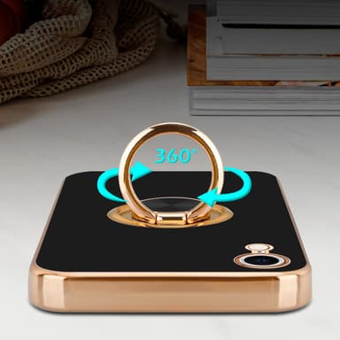 iPhone XR silikondeksel case (svart)