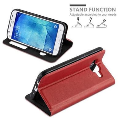 Samsung Galaxy J5 2015 lommebokdeksel cover (rød)