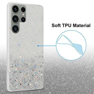 Samsung Galaxy S23 ULTRA Silikondeksel Glitter