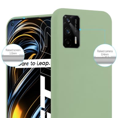 Deksel Realme GT Master Silikon cover (grønn)